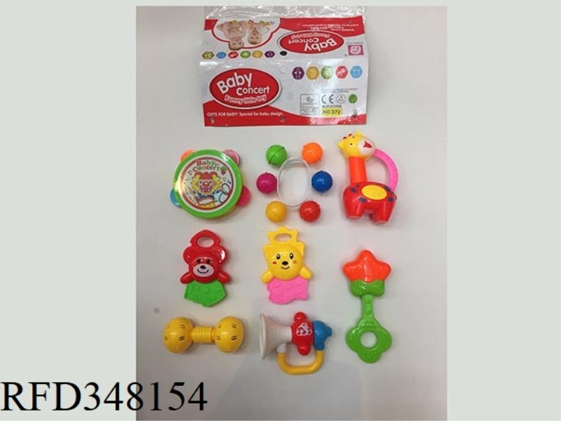 BABY RATTLE 8PCS
