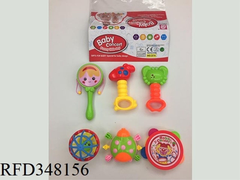 BABY RATTLE 6PCS
