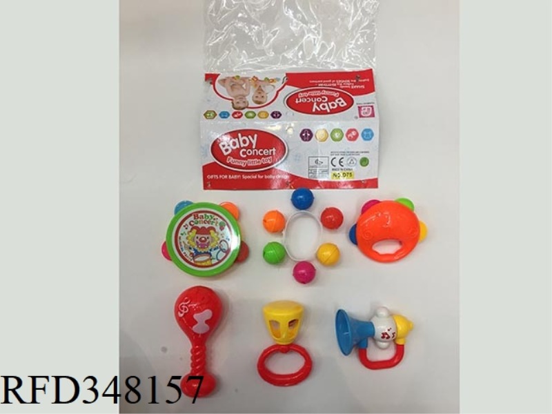 BABY RATTLE 6PCS