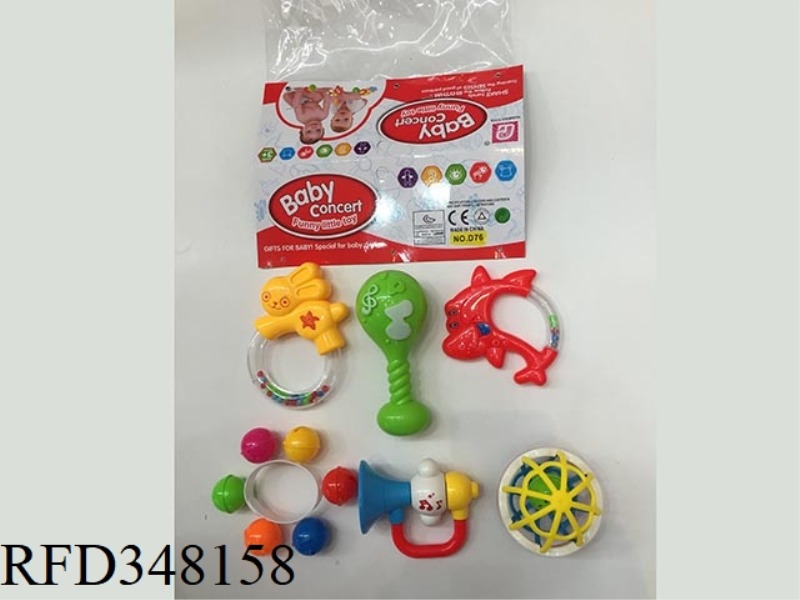 BABY RATTLE 6PCS