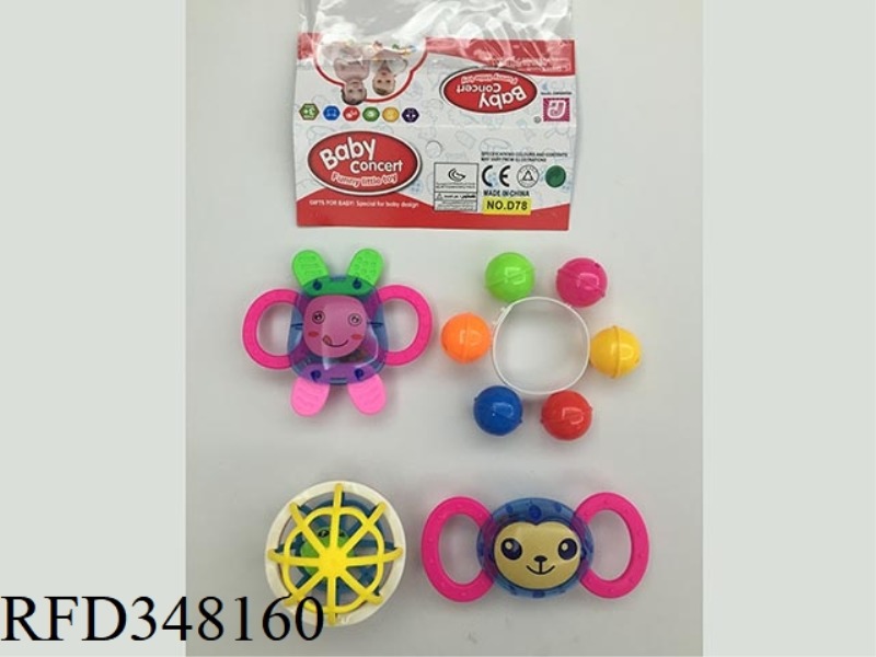 BABY RATTLE 4PCS