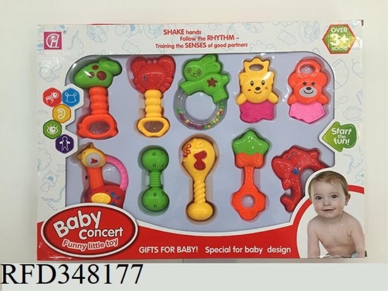 BABY RATTLE 10PCS