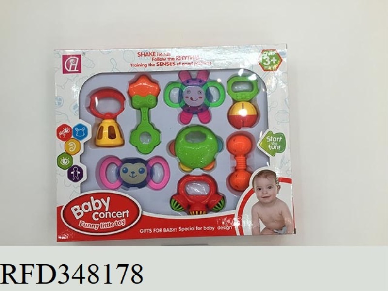 BABY RATTLE 8PCS