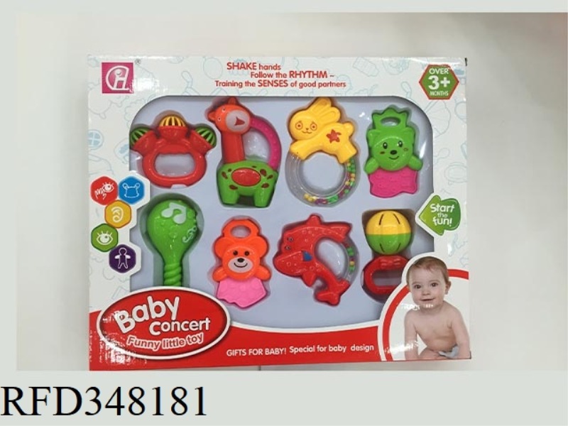 BABY RATTLE 8PCS