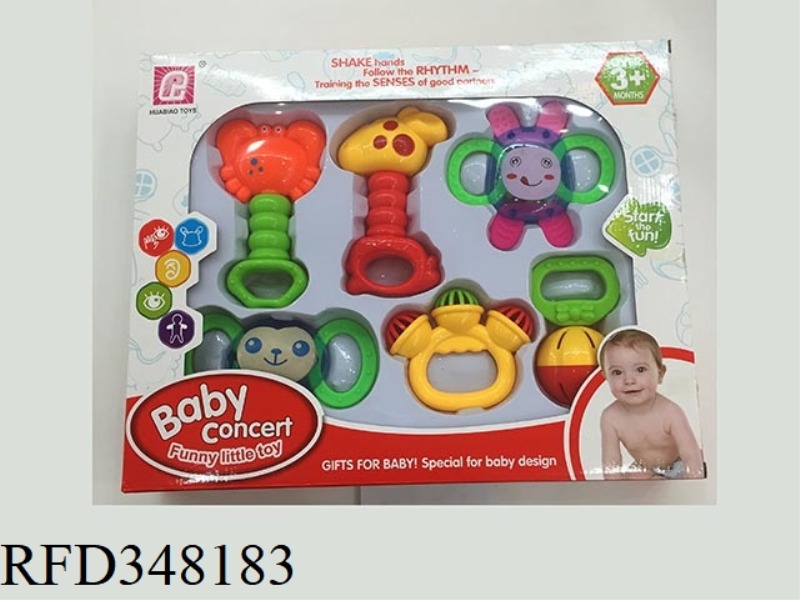 BABY RATTLE 6PCS