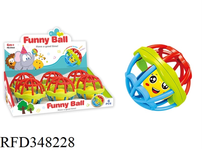 FITNESS SOFT RUBBER BALL 6PCS