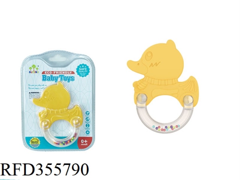 LITTLE YELLOW DUCK TEETHER RATTLE