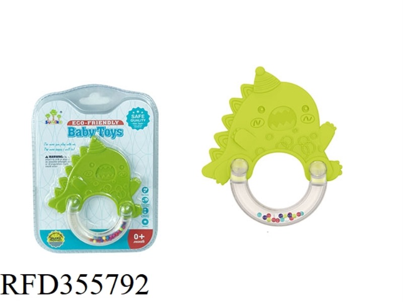 DINOSAUR TEETHER RATTLE