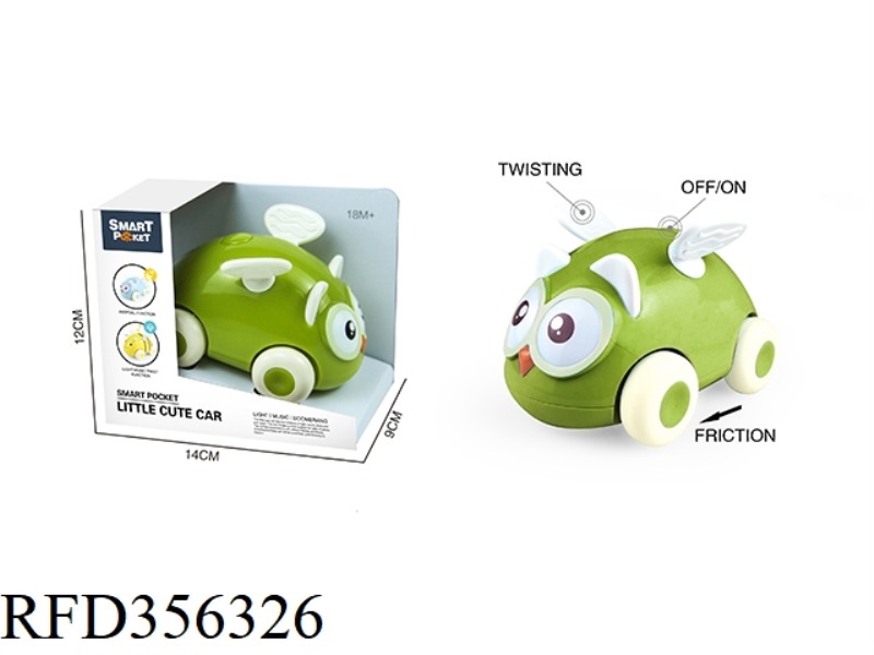 CARTOON INERTIA LITTLE CUTE CAR-OWL