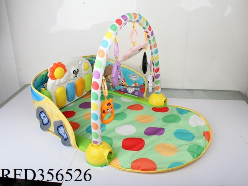 CARTOON CAR 3 IN 1 BABY GYM PEDAL PIANO (ENGLISH)