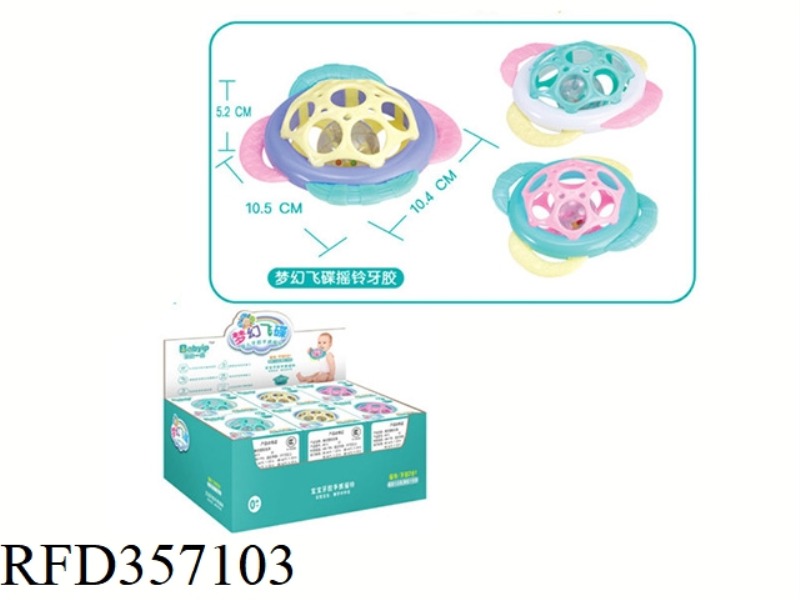 DREAM UFO RATTLE
TEETHER/12PCS
