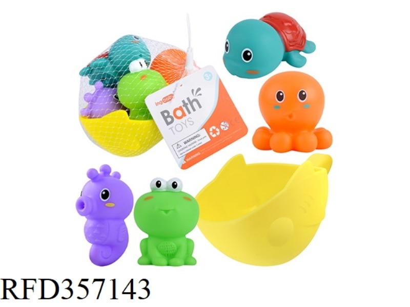 MARINE ANIMALS SPRAY BB CALLED POND GUM 4 PACK