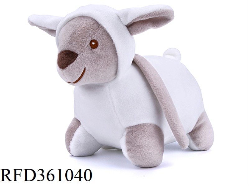 LAMB SOOTHES THE DOLL