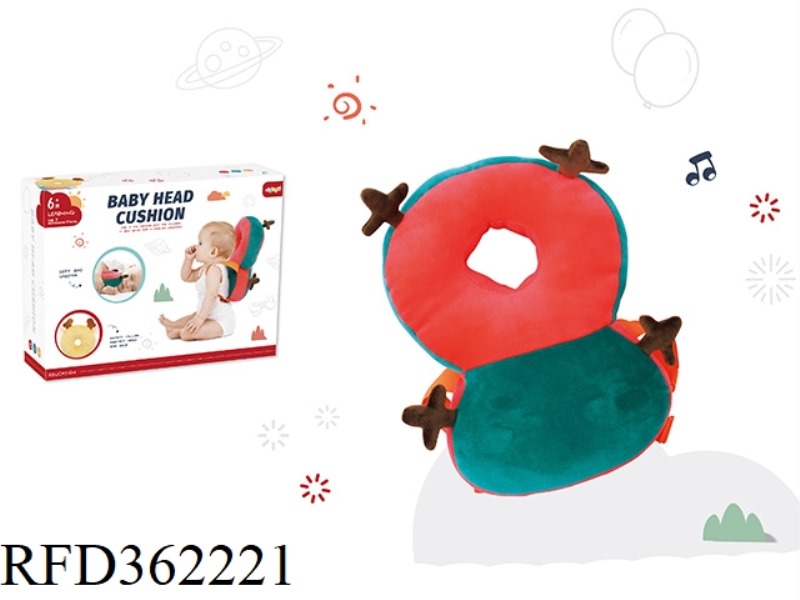 CHRISTMAS DEER DROP PILLOW