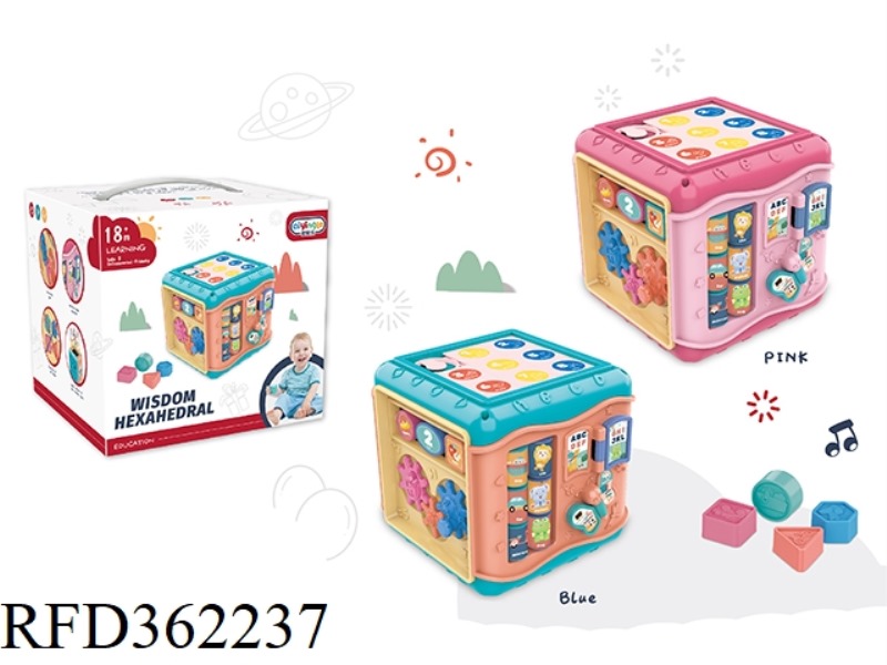 NEW COLOR PUZZLE SIX-SIDED DRUM