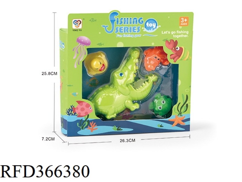 CROCODILE VINYL WATER TOY