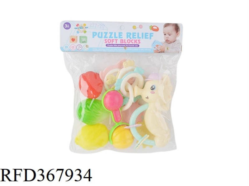 BUILDING BLOCKS PLUS 8 ANIMAL FRUITS