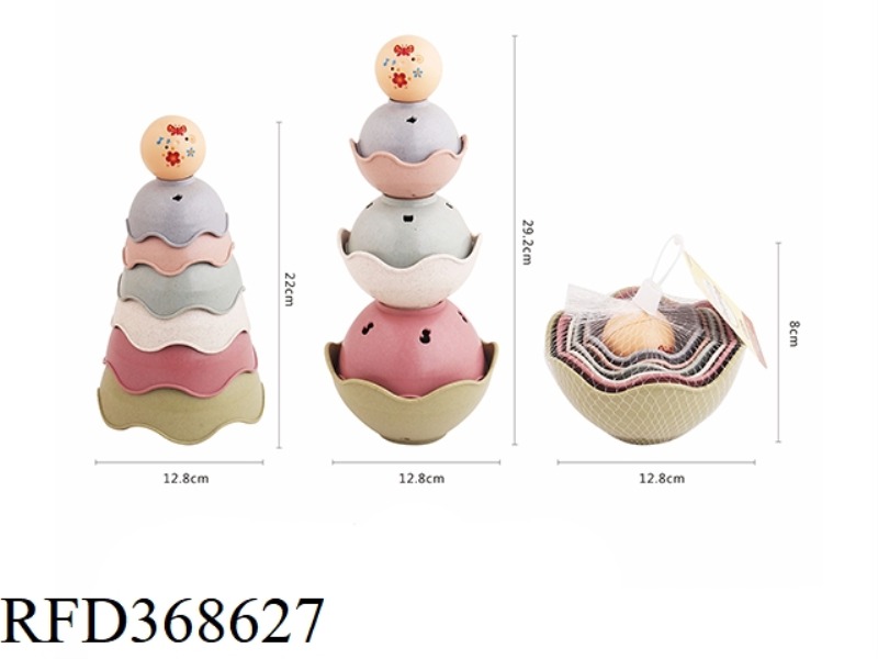 BOWL-SHAPED JINGLE BALL JENGA