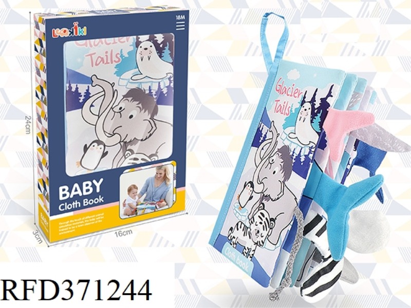 GLACIER ANIMAL TAIL CLOTH BOOK