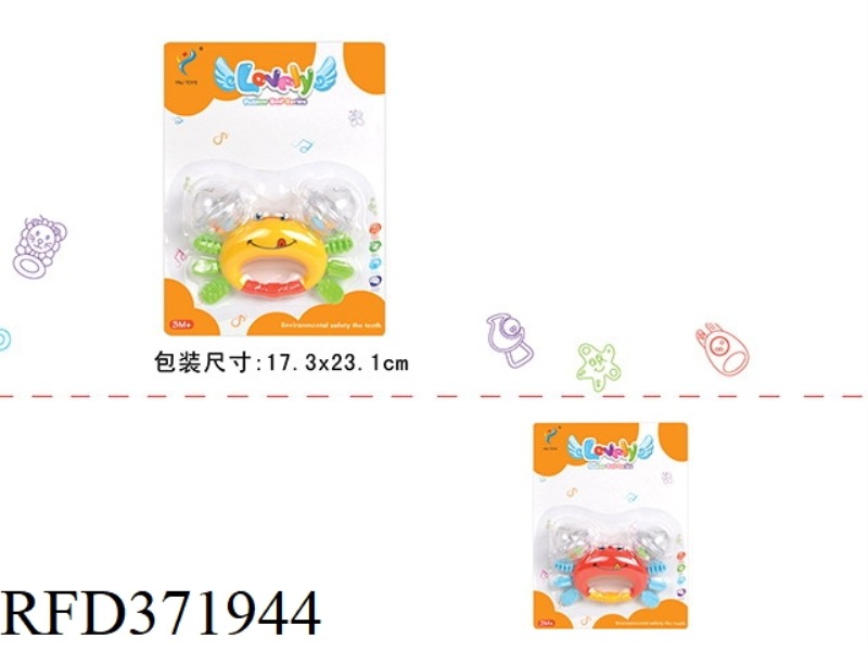TEETHER RATTLE SERIES (CRAB)