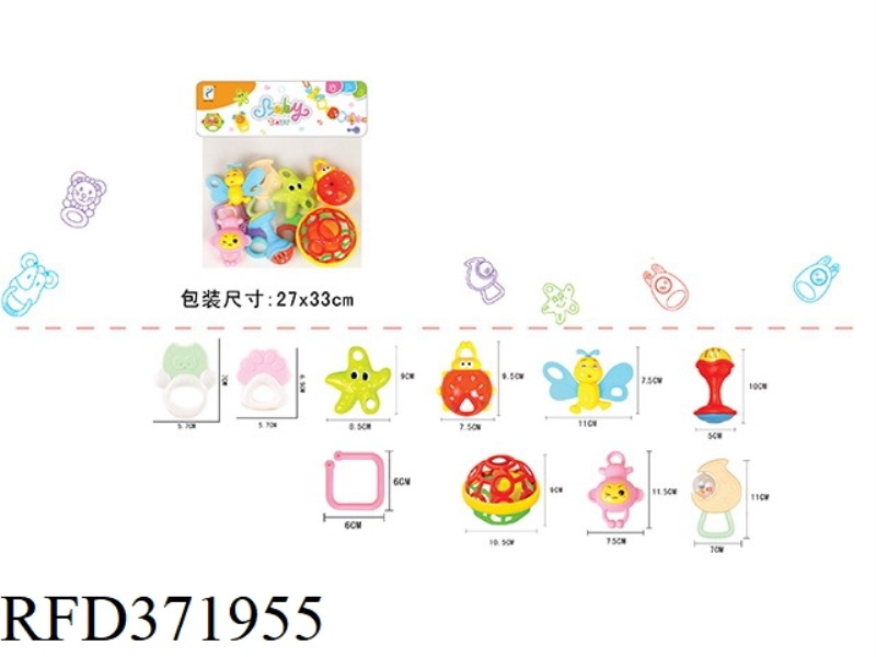 TEETHER RATTLE SERIES (10PCS)