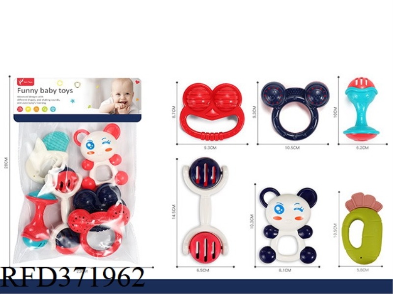 TEETHER RATTLE SERIES (6PCS)