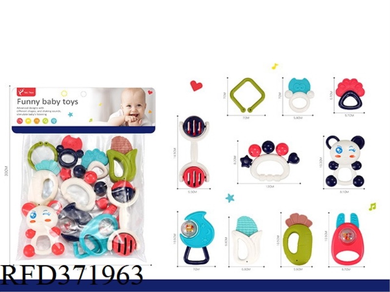 TEETHER RATTLE SERIES (10PCS)