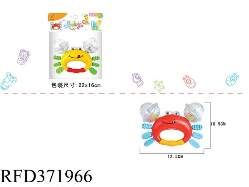 TEETHER RATTLE SERIES (CRAB)