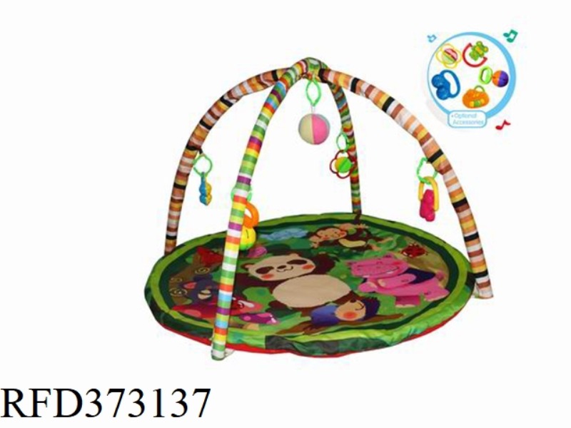 BABY PLAY BLANKET CARPET FITNESS RACK-PANDA