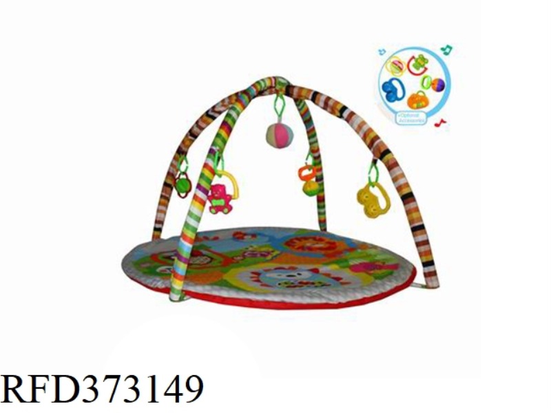 BABY PLAY BLANKET CARPET FITNESS RACK-LION