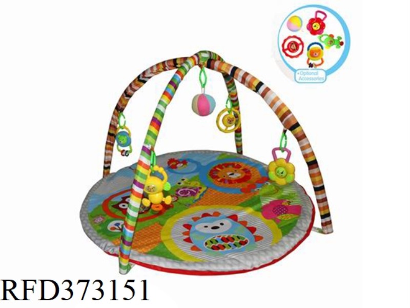 BABY PLAY BLANKET CARPET FITNESS RACK-LION