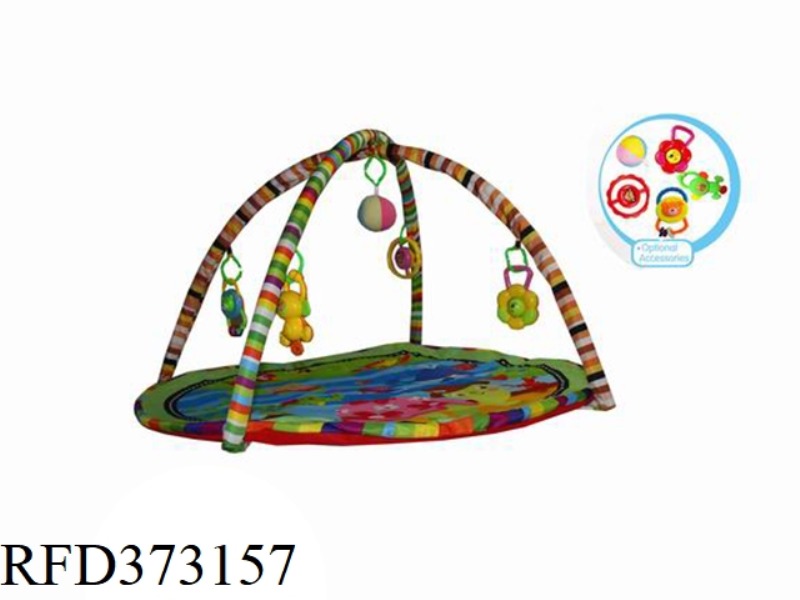 BABY PLAY BLANKET CARPET FITNESS RACK-TORTOISE