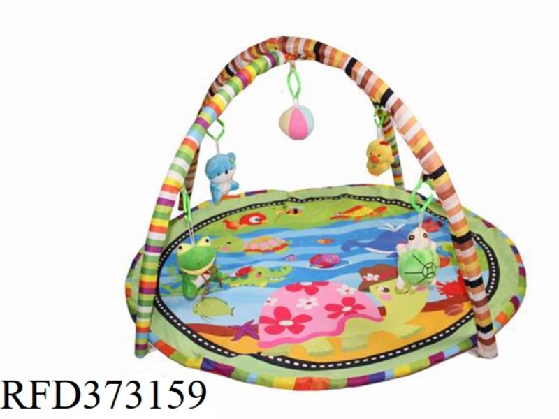 BABY PLAY BLANKET CARPET FITNESS RACK-TORTOISE