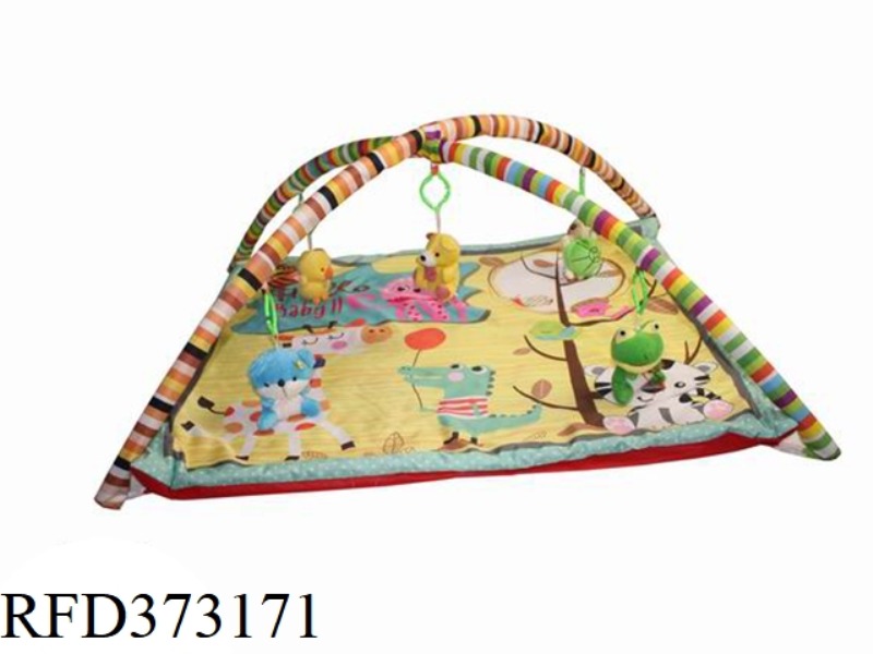 BABY PLAY BLANKET CARPET FITNESS RACK WITH MUSIC