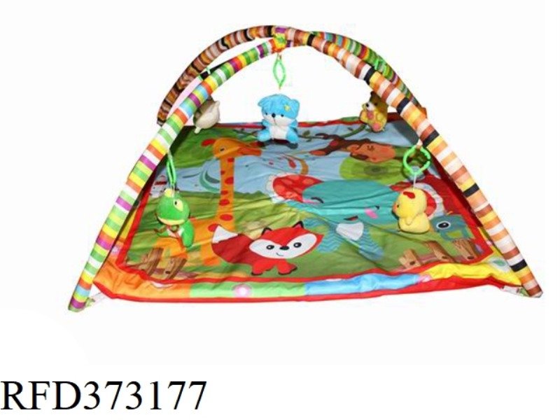 BABY PLAY BLANKET CARPET FITNESS RACK WITH MUSIC
