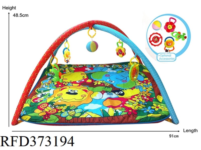 BABY FITNESS FRAME GAME BLANKET (FOREST)