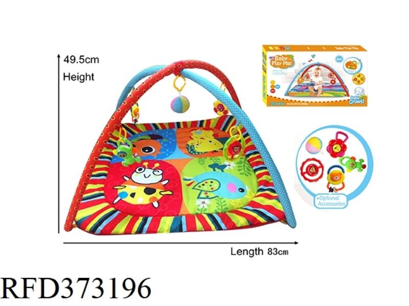 BABY FITNESS FRAME GAME BLANKET (STRIPED)