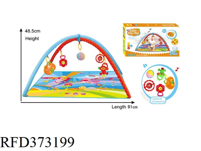 BABY FITNESS FRAME GAME BLANKET (RAINBOW) WITH MUSIC
