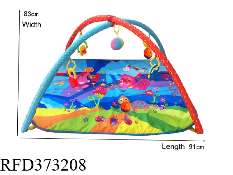 BABY FITNESS FRAME GAME BLANKET (RAINBOW)