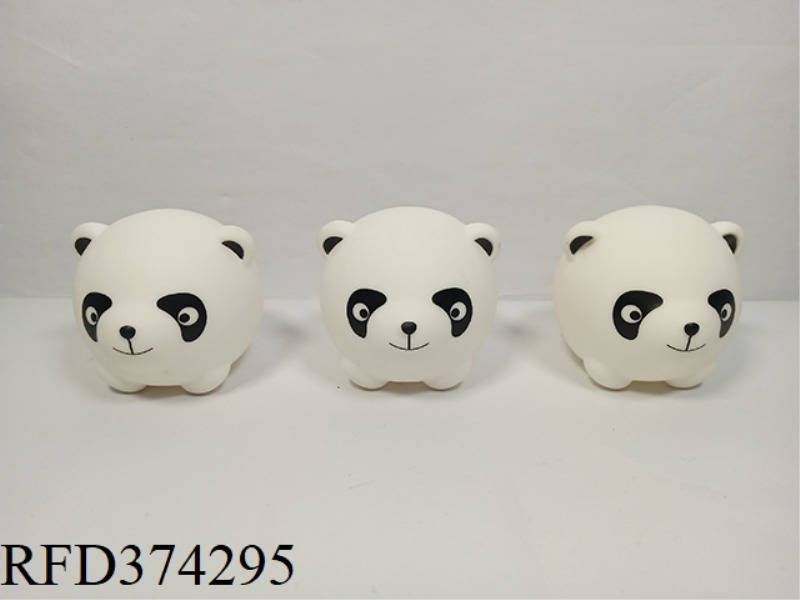 3 CARTOON BATHROOM VINYL PANDA BABIES PLUS BB WHISTLE