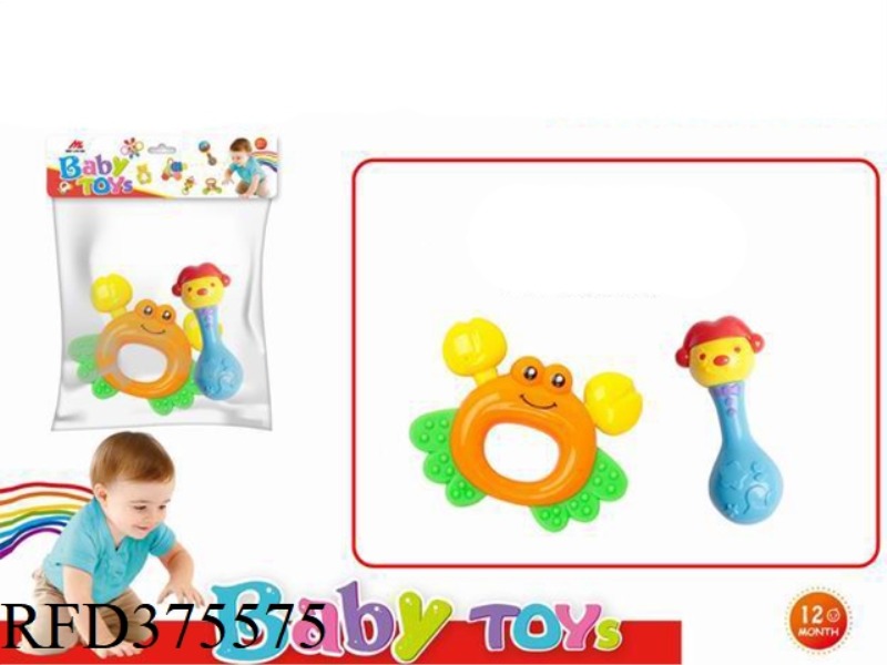 RATTLE TOY 2PCS
