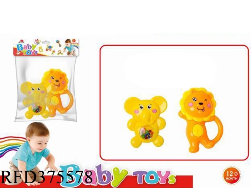 RATTLE TOY 2PCS