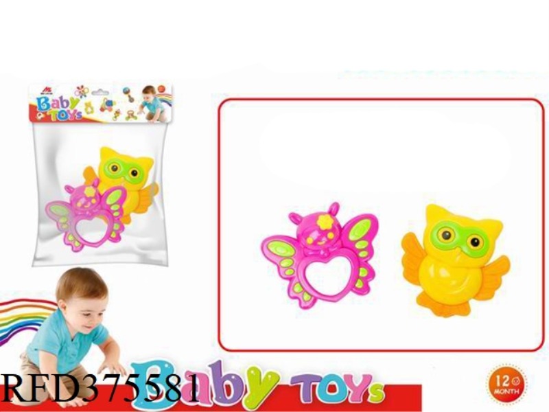 RATTLE TOY 2PCS