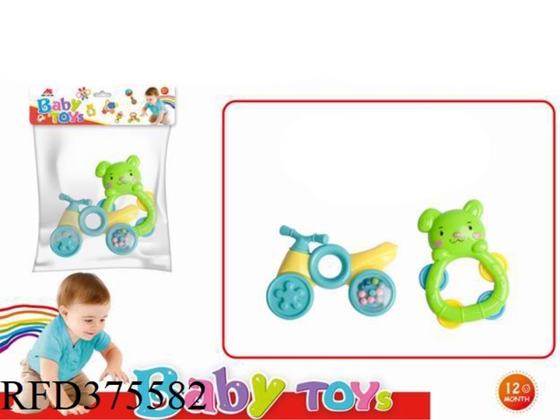 RATTLE TOY 2PCS