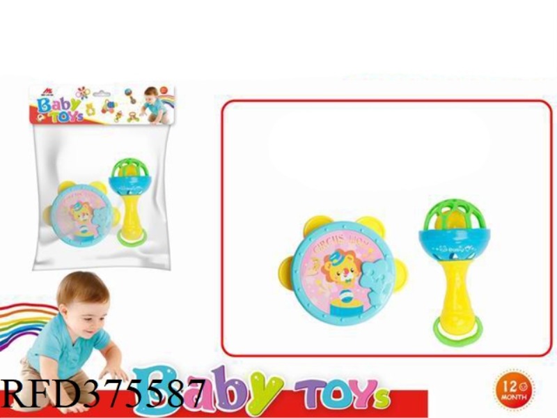 RATTLE TOY 2PCS