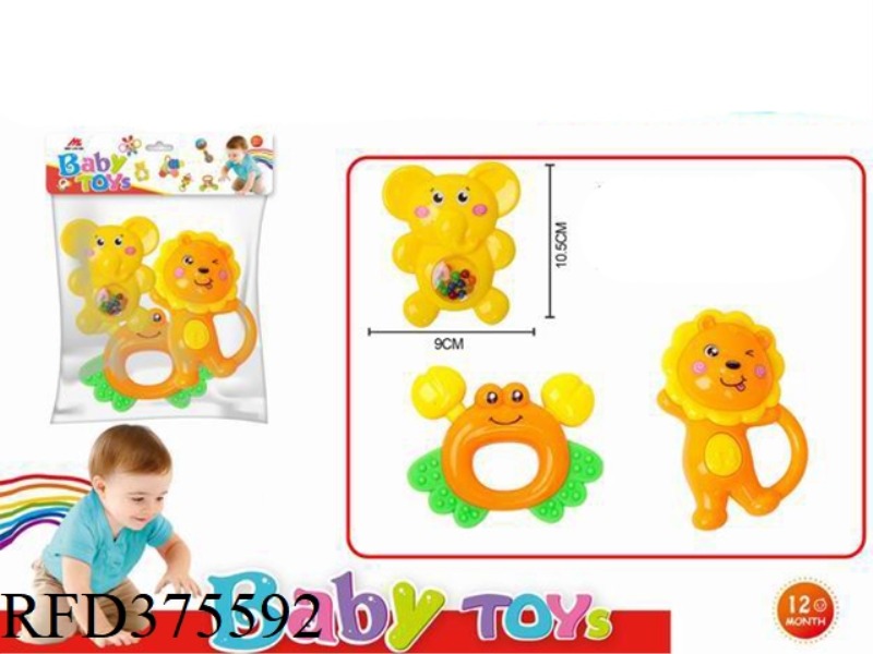 RATTLE TOY 3PCS