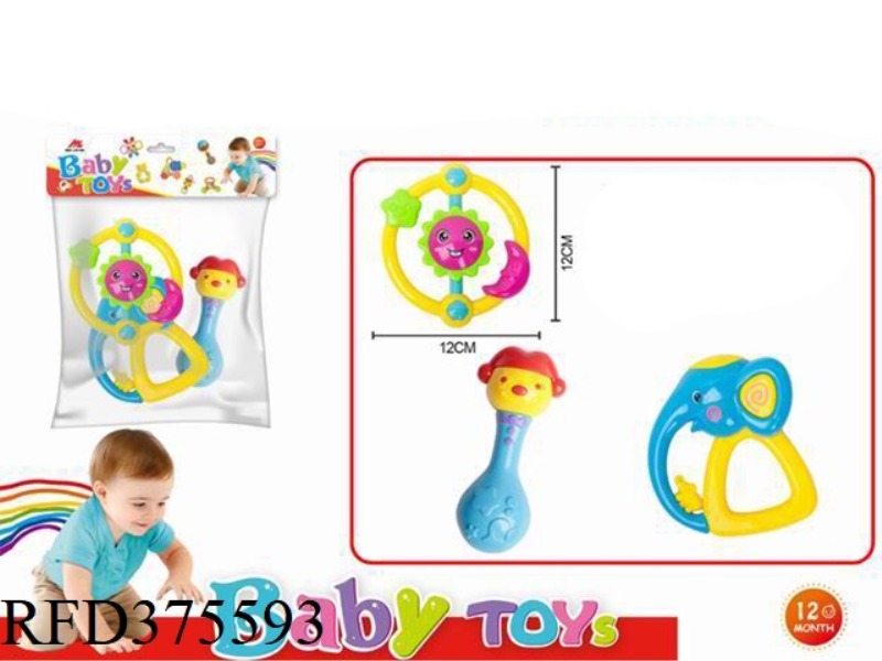 RATTLE TOY 3PCS