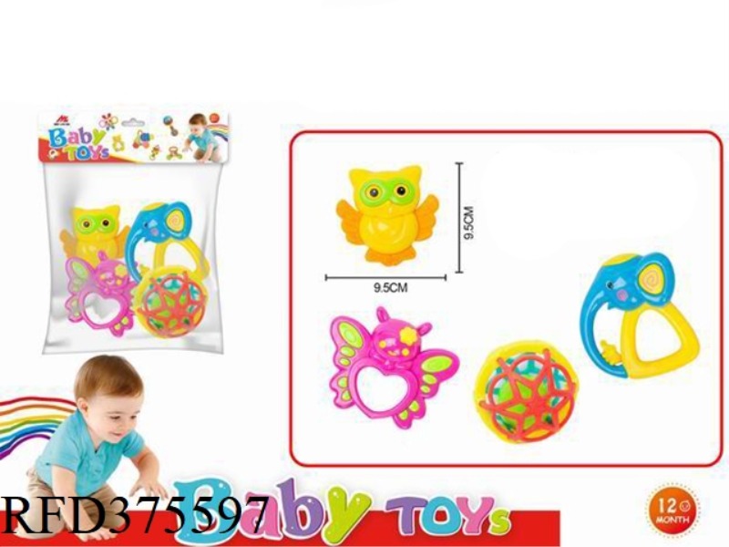 RATTLE TOY 4PCS