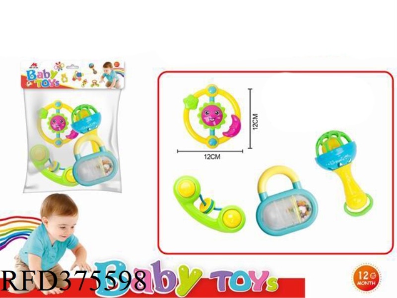 RATTLE TOY 4PCS