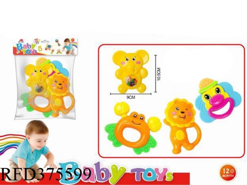 RATTLE TOY 4PCS